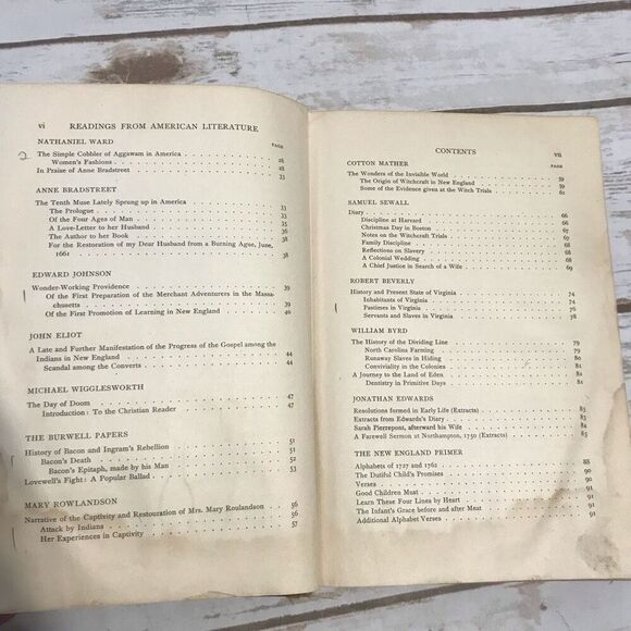 Vintage Readings from American Literature Calhoun And MacAlarney Hardcover Book - Picture 9 of 13